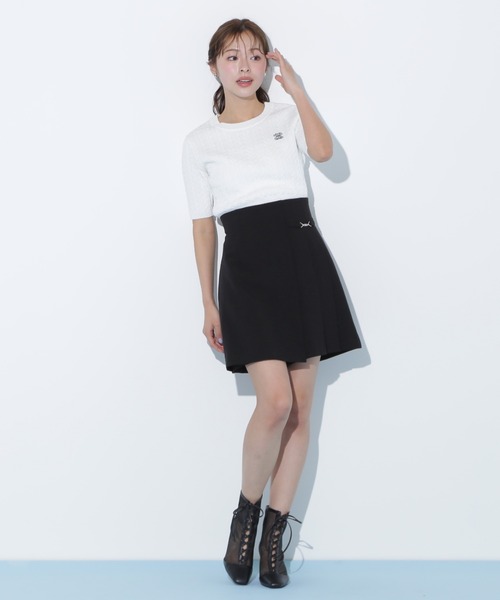 JILL by JILL STUART（ジルバイジルスチュアート）の「◇デザインビットラップスカパン（その他パンツ・レディース・ブラック/グレー・SMALL/MEDIUM）」の15枚目の写真