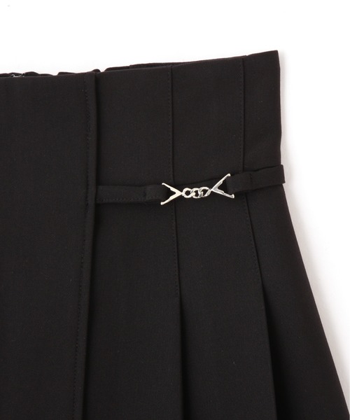 JILL by JILL STUART（ジルバイジルスチュアート）の「◇デザインビットラップスカパン（その他パンツ・レディース・ブラック/グレー・SMALL/MEDIUM）」の7枚目の写真