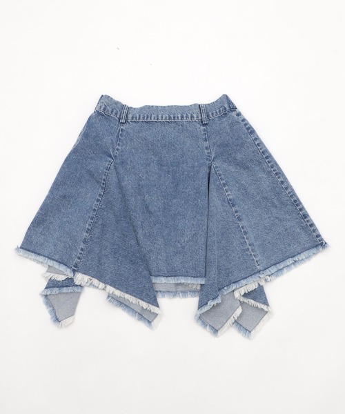 WEGO（ウィゴー）の「WEGO/イレヘムデニムミニスカート（デニムスカート・レディース・コバルトブルー/ブラック系3・FREE）」の7枚目の写真