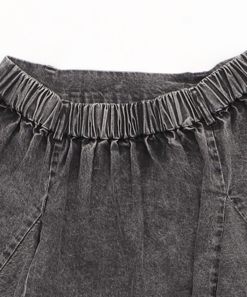 WEGO（ウィゴー）の「WEGO/イレヘムデニムミニスカート（デニムスカート・レディース・コバルトブルー/ブラック系3・FREE）」の4枚目の写真