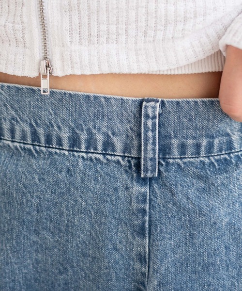 WEGO（ウィゴー）の「WEGO/イレヘムデニムミニスカート（デニムスカート・レディース・コバルトブルー/ブラック系3・FREE）」の18枚目の写真