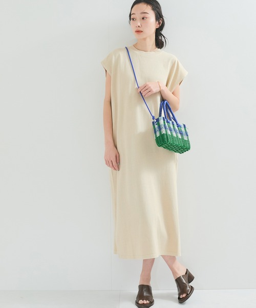 STAR&STRIPE(スターアンドストライプ)の「【STAR&STRIPE(スター&ストライプ)】NOSLEEVE ONEPIECE(ワンピース・レディース・ベージュ/グレー/チャコールグレー/ブラック・M)」の1枚目の写真
