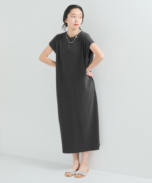 STAR&STRIPE(スターアンドストライプ)の「【STAR&STRIPE(スター&ストライプ)】NOSLEEVE ONEPIECE(ワンピース・レディース・ベージュ/グレー/チャコールグレー/ブラック・M)」の19枚目の写真