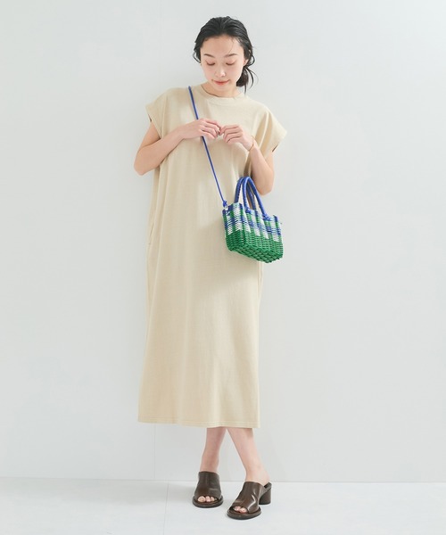 STAR&STRIPE(スターアンドストライプ)の「【STAR&STRIPE(スター&ストライプ)】NOSLEEVE ONEPIECE(ワンピース・レディース・ベージュ/グレー/チャコールグレー/ブラック・M)」の17枚目の写真