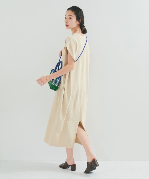 STAR&STRIPE(スターアンドストライプ)の「【STAR&STRIPE(スター&ストライプ)】NOSLEEVE ONEPIECE(ワンピース・レディース・ベージュ/グレー/チャコールグレー/ブラック・M)」の16枚目の写真