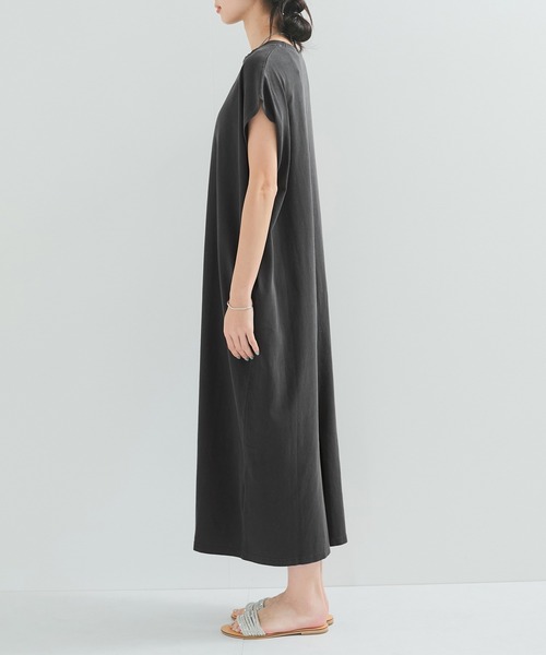 STAR&STRIPE(スターアンドストライプ)の「【STAR&STRIPE(スター&ストライプ)】NOSLEEVE ONEPIECE(ワンピース・レディース・ベージュ/グレー/チャコールグレー/ブラック・M)」の14枚目の写真