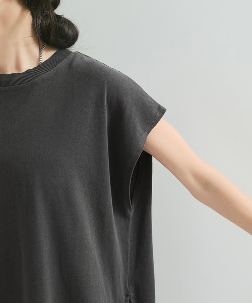 STAR&STRIPE(スターアンドストライプ)の「【STAR&STRIPE(スター&ストライプ)】NOSLEEVE ONEPIECE(ワンピース・レディース・ベージュ/グレー/チャコールグレー/ブラック・M)」の11枚目の写真