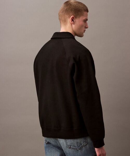 Calvin Klein(カルバン・クライン)の「ダブルニット レギュラーセーター(スウェット・メンズ・ブラック/ベージュ・S/XS/M)」の12枚目の写真
