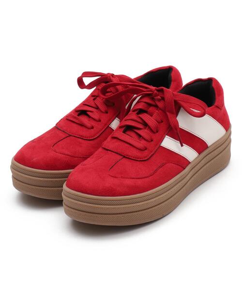 WEGO（ウィゴー）の「WEGO/ローテクダブルラインスニーカー（スニーカー・レディース・ホワイト/ブラック/ライトピンク/レッド・LARGE/MEDIUM/SMALL）」の22枚目の写真