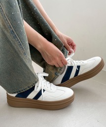 WEGO | WEGO/ローテクダブルラインスニーカー(スニーカー)