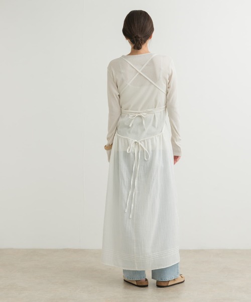 セール】『別注』olu'ment×DOORS コットンモス刺繍ワンピース