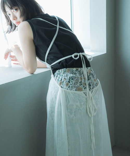 URBAN RESEARCH DOORS（アーバンリサーチドアーズ）の「『別注』olu’ment×DOORS　コットンモス刺繍ワンピース（ワンピース・レディース・アイボリー・ONE）」の9枚目の写真