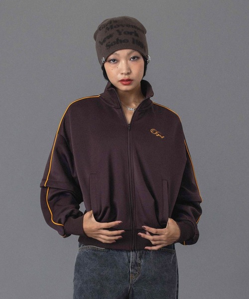 PENCIL SCRIPT LOGO 2WAY TRACK JACKET（ジャージ）｜X-girl（エックス