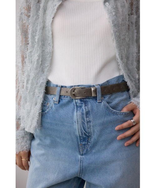 AZUL by moussy（アズールバイマウジー）の「ウエスタンベルト（ベルト・レディース・ブラック/ダークブラック・FREE）」の13枚目の写真