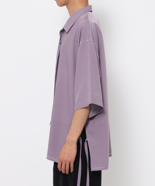 HARE（ハレ）の「【一部カラーSET UP対応】メタルパーツボウタイシャツ(HARE)（シャツ/ブラウス・メンズ・ブラック/グレー系その他/ホワイト/パープル・FREE）」の20枚目の写真