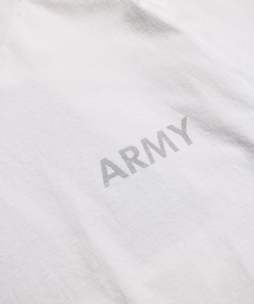 made in standard （メイドインスタンダード）の「MADE IN STANDARD/メイドインスタンダード ARMY TEE アーミー（Tシャツ/カットソー・メンズ・アッシュグレー/ブラック/アーミー/ホワイト・LARGE/X-LARGE/MEDIUM）」の7枚目の写真