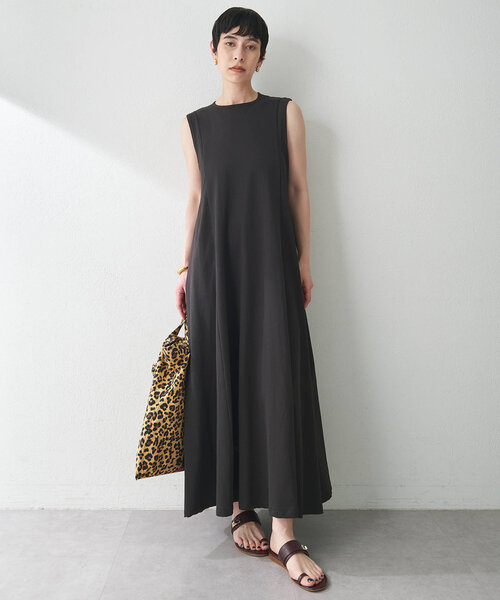 Whim Gazette ウィムガゼット 24SS ハンソデカットワンピース