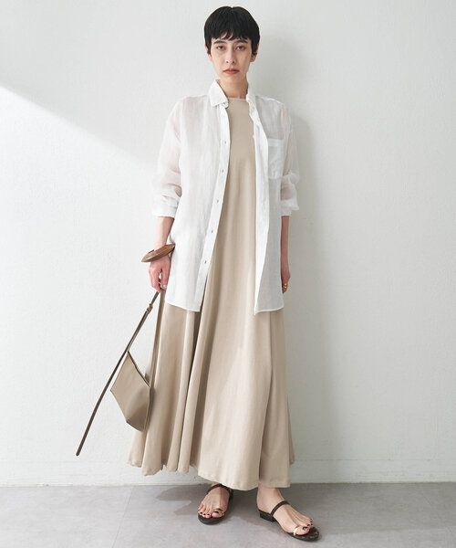 ◆JIGOTT 非対称フレアtailoredワンピース ABITOKYO｜フロントカットアウトフレアワンピース | Rakuten
