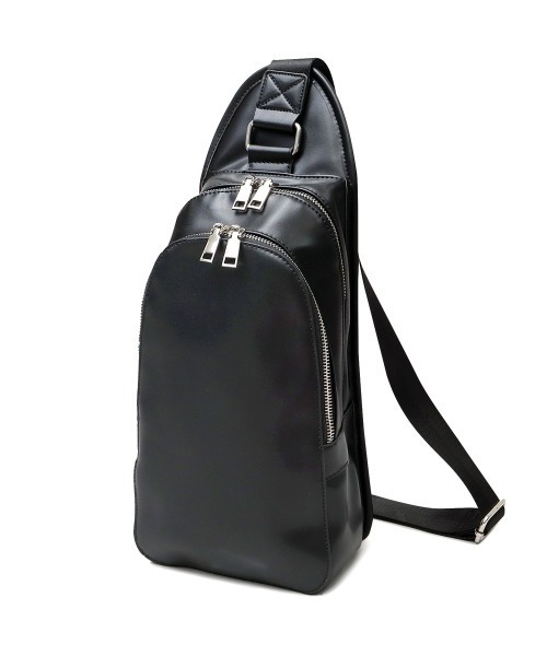 REGiSTA(レジスタ)の「REGiSTA Intrecciato Body Bag(ボディバッグ/ウエストポーチ・レディース・ブラック系その他2/ブラック系その他/ダークブラウン/ホワイト/ブラック・FREE)」の3枚目の写真
