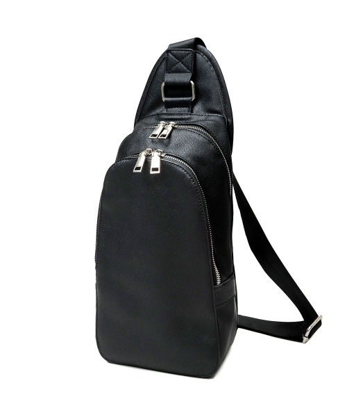 REGiSTA(レジスタ)の「REGiSTA Intrecciato Body Bag(ボディバッグ/ウエストポーチ・レディース・ブラック系その他2/ブラック系その他/ダークブラウン/ホワイト/ブラック・FREE)」の4枚目の写真