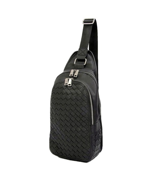 REGiSTA(レジスタ)の「REGiSTA Intrecciato Body Bag(ボディバッグ/ウエストポーチ・レディース・ブラック系その他2/ブラック系その他/ダークブラウン/ホワイト/ブラック・FREE)」の7枚目の写真