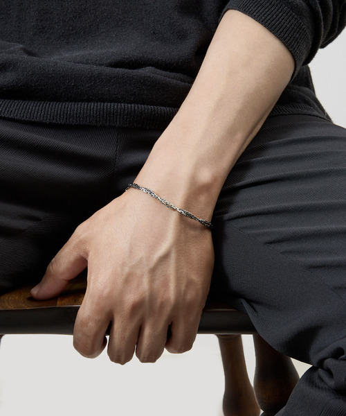 HARIM(ハリム)の「HARIM ハリム / INTELLECTUAL CHAIN BRACE 2 シルバー925インテレクチュアルチェーンブレスレット / HRC020 BC(ブレスレット・メンズ・シルバー・FREE)」の12枚目の写真