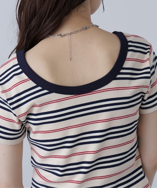 ロゴワンポイント刺繍 強撚フライスカットソー FFEIN（フェイン）の「＊新色追加【FFEIN（フェイン）】ワン