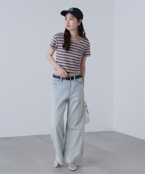 【PRADA】lady's ボーダーシャツ ワンポイントロゴ マルチカラー 楽天市場】PRADA（柄ボーダー）（トップス｜レディース