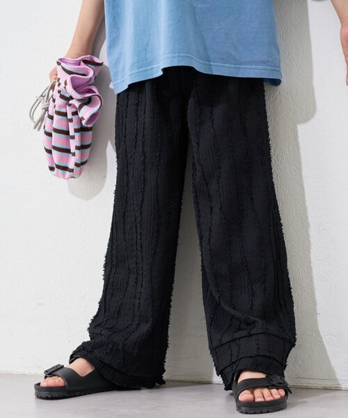 CIAOPANIC TYPY（チャオパニックティピー）の「【KIDS】微フリンジフレアパンツ（その他パンツ・キッズ・ブルー/ブラック・SMALL/MEDIUM/LARGE/X-LARGE/XX-LARGE）」の13枚目の写真