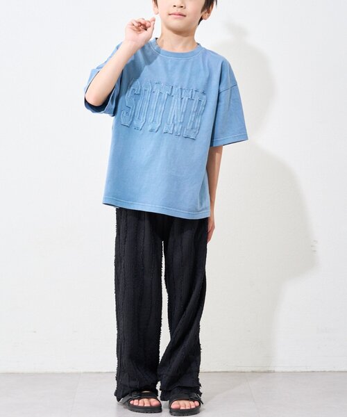 CIAOPANIC TYPY（チャオパニックティピー）の「【KIDS】微フリンジフレアパンツ（その他パンツ・キッズ・ブルー/ブラック・SMALL/MEDIUM/LARGE/X-LARGE/XX-LARGE）」の15枚目の写真