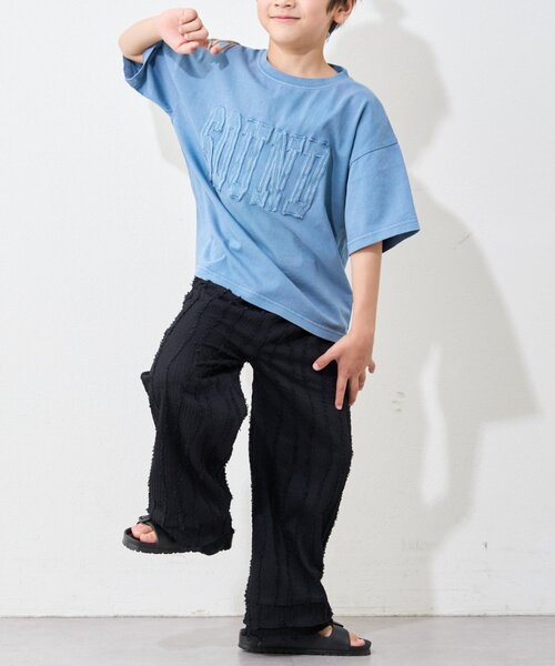 CIAOPANIC TYPY（チャオパニックティピー）の「【KIDS】微フリンジフレアパンツ（その他パンツ・キッズ・ブルー/ブラック・SMALL/MEDIUM/LARGE/X-LARGE/XX-LARGE）」の18枚目の写真