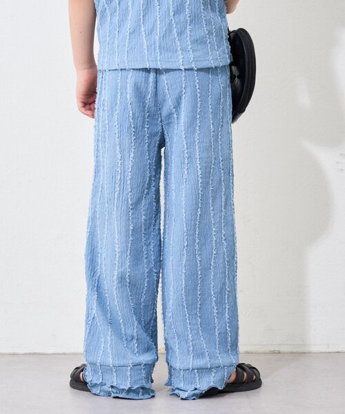 CIAOPANIC TYPY（チャオパニックティピー）の「【KIDS】微フリンジフレアパンツ（その他パンツ・キッズ・ブルー/ブラック・SMALL/MEDIUM/LARGE/X-LARGE/XX-LARGE）」の21枚目の写真