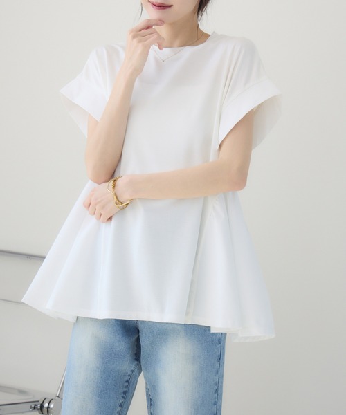 meeny miny(ミーニーマイニー)の「【meeny miny】【インフルエンサーmidopeiコラボ】”褒められ”ゆるっとTシャツ(Tシャツ/カットソー・レディース・ホワイト/ブラック・S/M/M/L)」の1枚目の写真