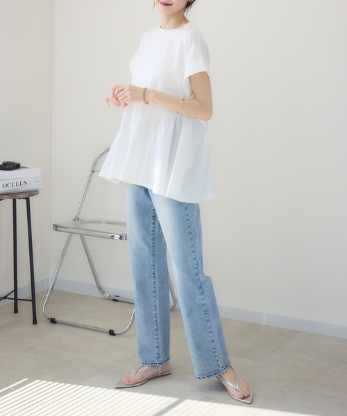 tシャツ 「meeny miny」「インフルエンサーmiiコラボ」”褒められ”ゆるっとTシャツ レディース meeny miny】【インフルエンサーmidopeiコラボ】”褒められ”ゆる