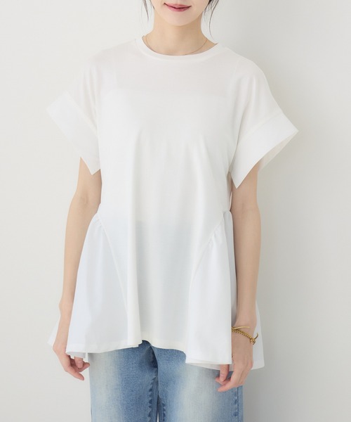 meeny miny(ミーニーマイニー)の「【meeny miny】【インフルエンサーmidopeiコラボ】”褒められ”ゆるっとTシャツ(Tシャツ/カットソー・レディース・ホワイト/ブラック・S/M/M/L)」の6枚目の写真