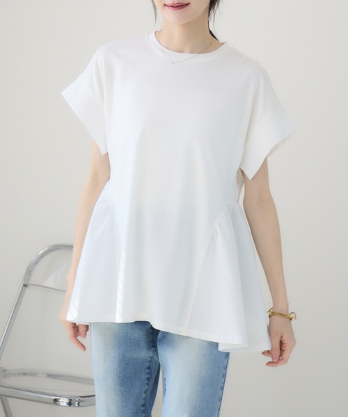 meeny miny(ミーニーマイニー)の「【meeny miny】【インフルエンサーmidopeiコラボ】”褒められ”ゆるっとTシャツ(Tシャツ/カットソー・レディース・ホワイト/ブラック・S/M/M/L)」の19枚目の写真
