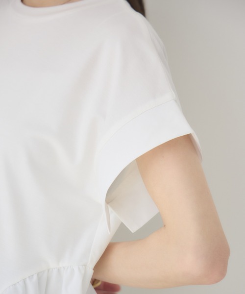 meeny miny(ミーニーマイニー)の「【meeny miny】【インフルエンサーmidopeiコラボ】”褒められ”ゆるっとTシャツ(Tシャツ/カットソー・レディース・ホワイト/ブラック・S/M/M/L)」の16枚目の写真