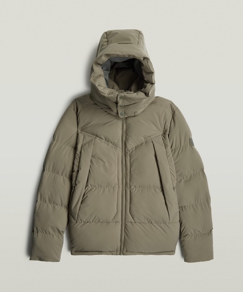 G-STAR（ジースター）の「G-WHISTLER PADDED HOODED JACKET 2.0/撥水中綿フーデッドブルゾン/フード取り外し可能（ダウンジャケット/コート・メンズ・ブルー/ベージュ系その他・X-LARGE/SMALL/MEDIUM/LARGE/X-SMALL）」の3枚目の写真