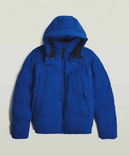 G-STAR（ジースター）の「G-WHISTLER PADDED HOODED JACKET 2.0/撥水中綿フーデッドブルゾン/フード取り外し可能（ダウンジャケット/コート・メンズ・ブルー/ベージュ系その他・X-LARGE/SMALL/MEDIUM/LARGE/X-SMALL）」の4枚目の写真