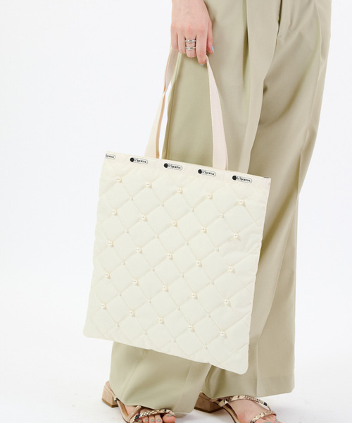 LG EMERALD TOTE W/ PEARLS スターライトパール（トートバッグ