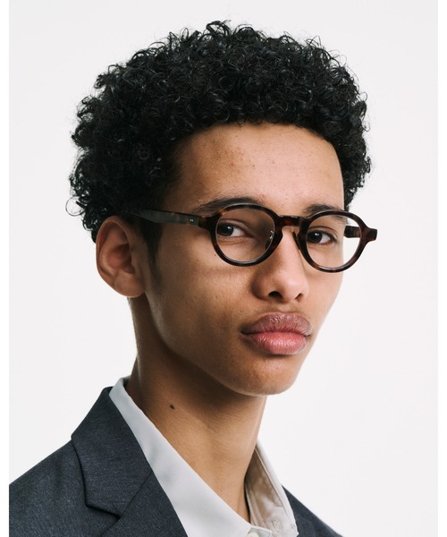 SOPHNET.（ソフネット）の「泰八郎謹製 ROUND GLASSES（メガネ・メンズ・ブラウン/ブラック・FREE）」の3枚目の写真