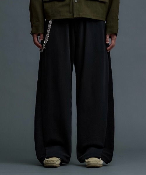 ソエルテ　スウェットパンツ　サイズ1 3WAY LOOSE INSIDE OUT SWEAT PANTS /3wayルーズインサイド