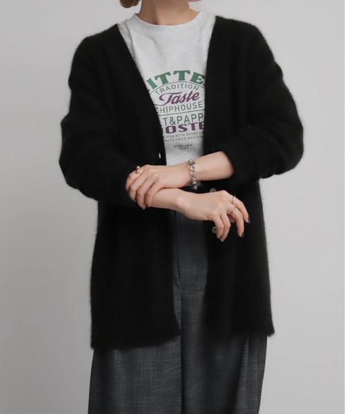 NOMBRE IMPAIR(ノンブルアンペール)の「FRITTERSロゴ 長袖TEE(Tシャツ/カットソー・レディース・グレー/イエロー/キナリ・FREE)」の21枚目の写真