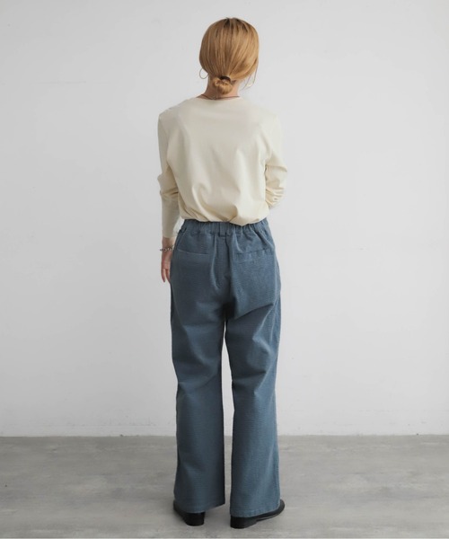 NOMBRE IMPAIR(ノンブルアンペール)の「FRITTERSロゴ 長袖TEE(Tシャツ/カットソー・レディース・グレー/イエロー/キナリ・FREE)」の10枚目の写真