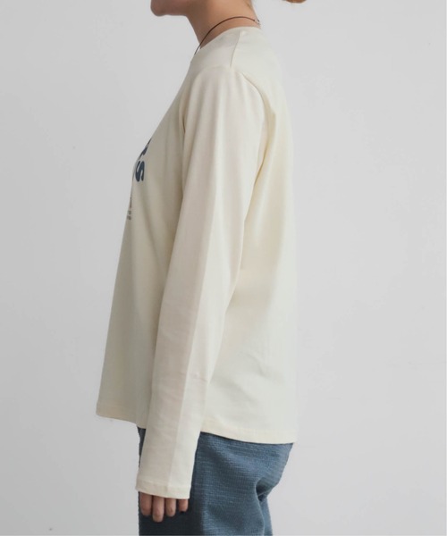 NOMBRE IMPAIR(ノンブルアンペール)の「FRITTERSロゴ 長袖TEE(Tシャツ/カットソー・レディース・グレー/イエロー/キナリ・FREE)」の6枚目の写真