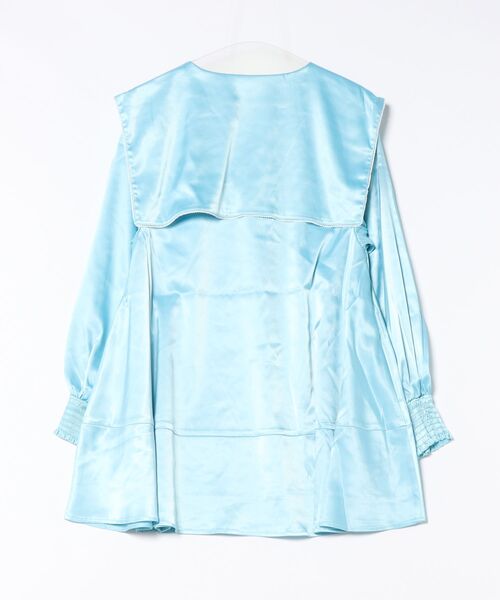 セール】▽little sunny bite▽satin sailor dress（ワンピース