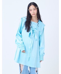 Little sunny bite（リトルサニーバイト）の「▼little sunny bite▼satin sailor dress（ワンピース）」