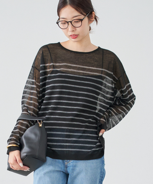 セール】アルパカMIXシアー プルオーバー（ニット/セーター）｜IENA