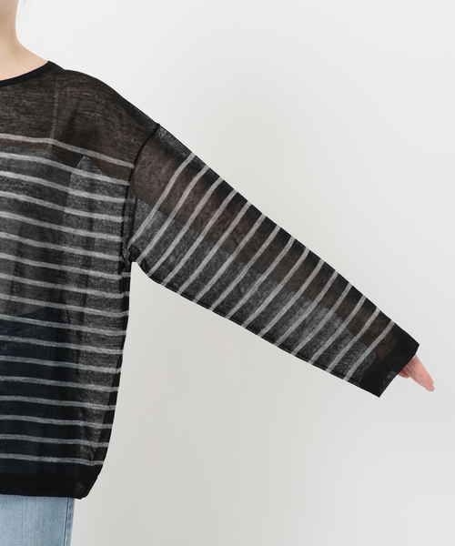 アルパカMIXシアー プルオーバー（ニット/セーター）｜IENA（イエナ