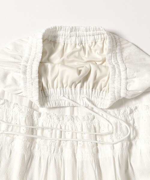 Ray BEAMS（レイビームス）の「レース キリカエ ティアード スカート（スカート・レディース・ホワイト/ブラック・ONE SIZE）」の8枚目の写真